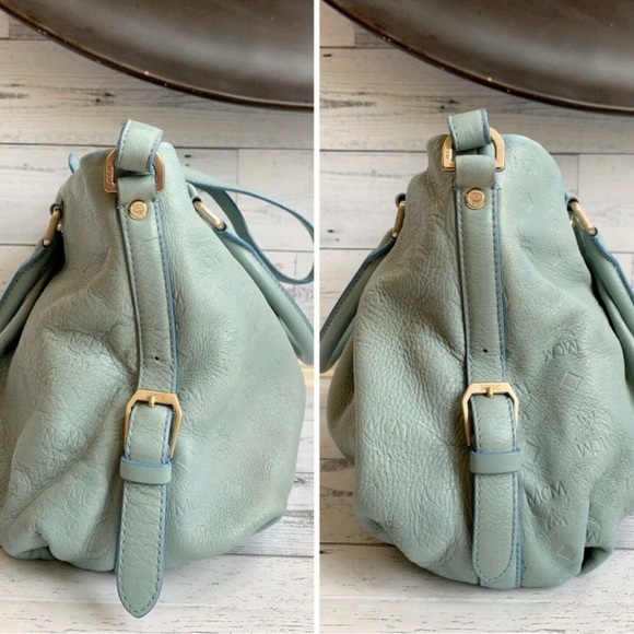 Authentic MCM 2-Way Embossed Shoulder/Handbag - Picture 8 of 14